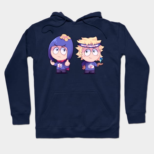 Super Craig & Wonder Tweek chibi Hoodie by Midnight_rabbit